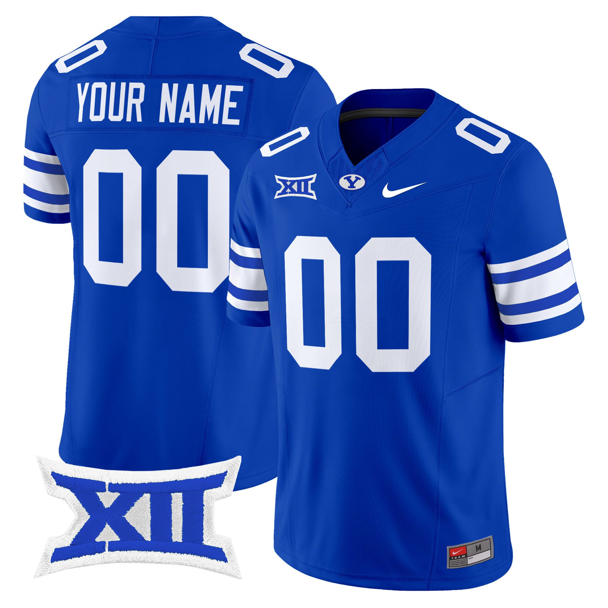 Men BYU Cougars Blue Nike 2024 Vapor Limited Custom NCAA Jersey style 1->more ncaa teams->NCAA Jersey